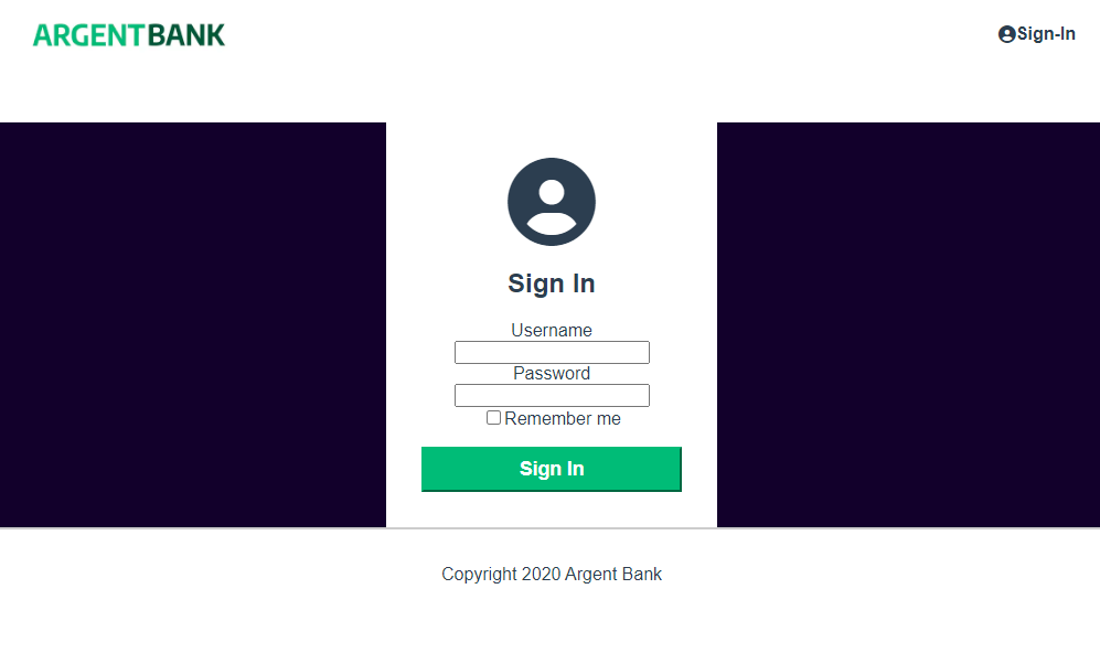 Image Login Page